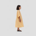 Lina Shirt Dress (Kids) - Yellow / White Stripes