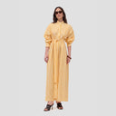 Lina Shirt Dress - Yellow / White Stripes