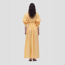 Lina Shirt Dress - Yellow / White Stripes