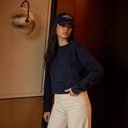 Jumeirah | Bouguessa Crew-Neck Jumper – Dark Blue
