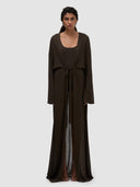 Pamela Kimono Abaya - Brown