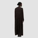Lena Long Trench Abaya - Brown