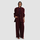 Dalia Trousers - Burgundy