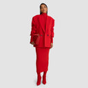 Menna Blazer - Red