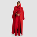 Ghaida Long Jacket - Red