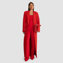 Ghaida Long Jacket - Red