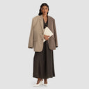 Zelda Blazer - Two-Tone Beige & Taupe
