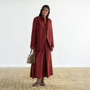 Siena Dress - Burnt Red
