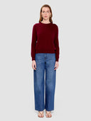 Anastasia Cashmere Jumper - Dark Red