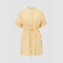 Lina Shirt Dress (Kids) - Yellow / White Stripes