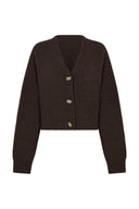 Myo Cashmere Cardigan - Ash Brown