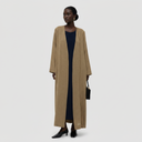 Shurooq Long Jacket Abaya - Olive