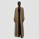 Shurooq Long Jacket Abaya - Olive