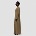 Shurooq Long Jacket Abaya - Olive