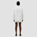 Maya Shirt - White/Black Pinstripe