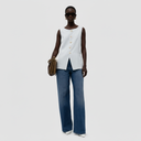 Manel Vest - Cloud Blue