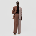 Zelda Trousers - Two-Tone Rosewood & Soft Pink