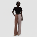 Zelda Trousers - Two-Tone Rosewood & Soft Pink