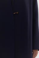 Ella Long Jacket Abaya - Dark Blue