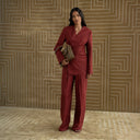 Lilian Trousers - Burnt Red