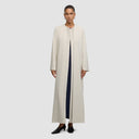 Reem Long Blazer Abaya - Off-White