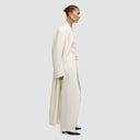 Nouf Long Blazer Abaya - Off-White