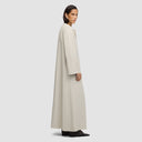 Reem Long Blazer Abaya - Beige