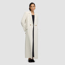 Iconic Long Blazer Abaya - Off White