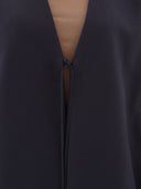 Almaha Long Jacket Abaya - Dark Blue