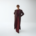Dana Long Blazer Abaya - Plum