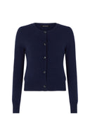 Kate Cashmere Cardigan - Dark Blue