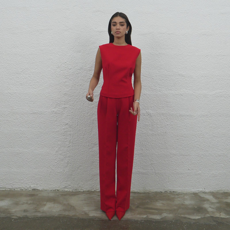 Gabriele Trousers - Red